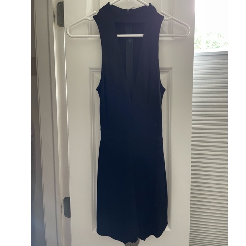 Black Skort Romper